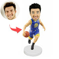 Custom Basketball Bobble Head with Blue Jersey