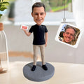 Custom Bobblehead Dentist Card Holder