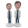 Custom Couple Doctors Bobbleheads