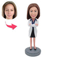 Female Doctor Bobblehead Doll