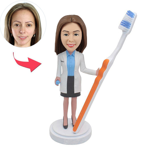 Custom Dentist Bobblehead Doll