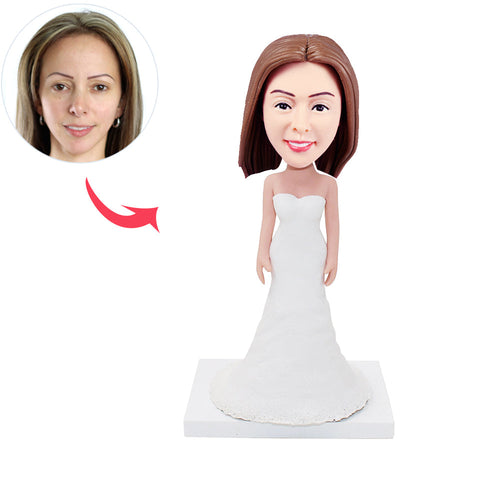 Bride Custom Wedding Bobblehead