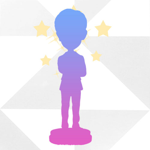 Fully Customizable Single Bobblehead Male