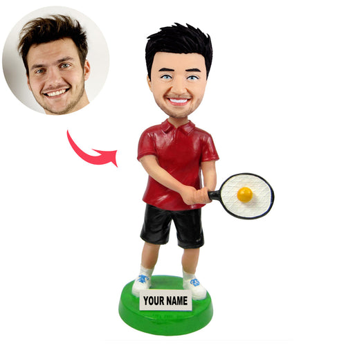 Custom Tennis Player Bobbleheads