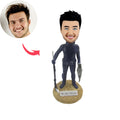 Custom Fishing Bobblehead Doll