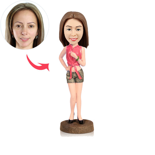 Personalized Girl Custom Bobblehead