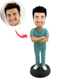 Male Nurse Personalized Custom Bobbleheads