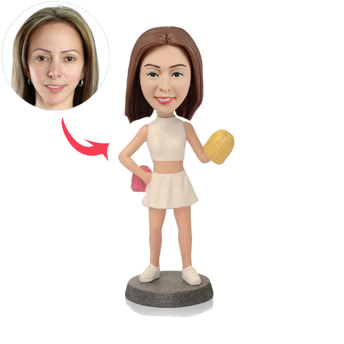 Cheerleader Personalized Custom Bobblehead