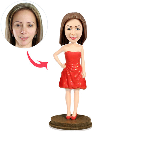 Custom Party Girl Bobbleheads