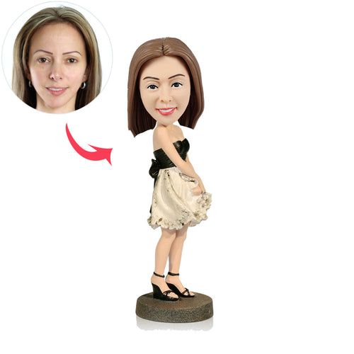 Custom Party Girl Bobbleheads