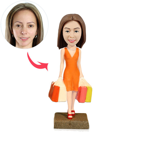 Shopping Women Custom Bobbleheads