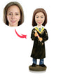 Custom Graduation Girl Bobble Head Doll