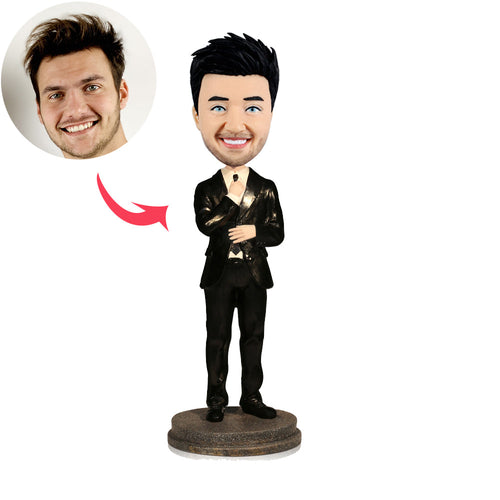 Personalized Gentlemen Custom Bobblehead