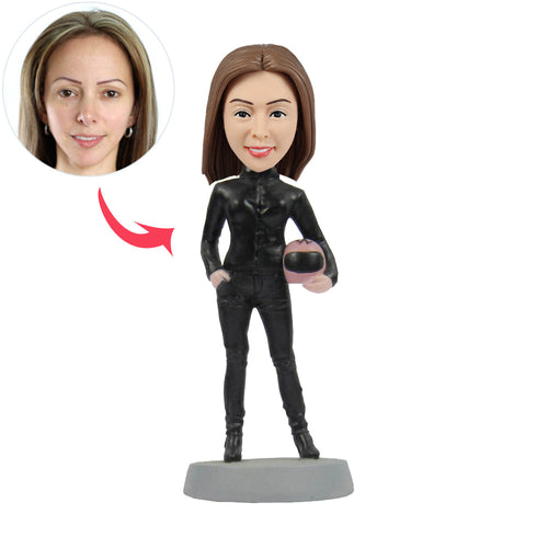 Racing Girl Custom Bobbleheads