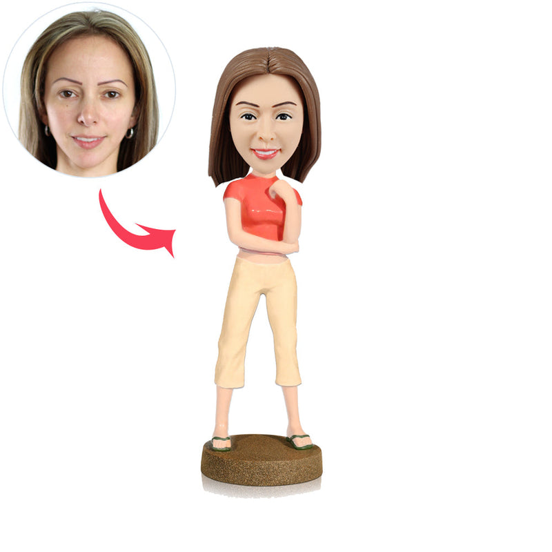 Personalized Custom Woman Bobblehead