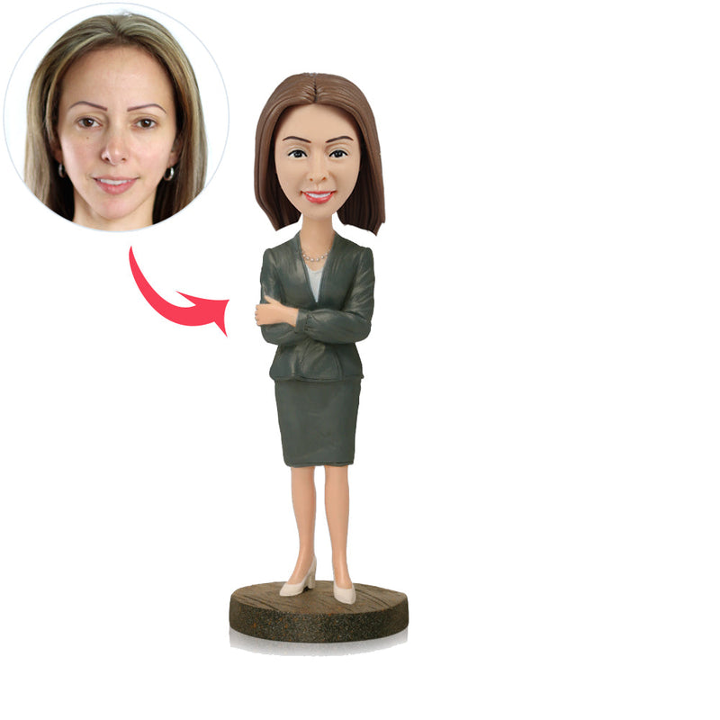Female Executive Custom Bobbleheads