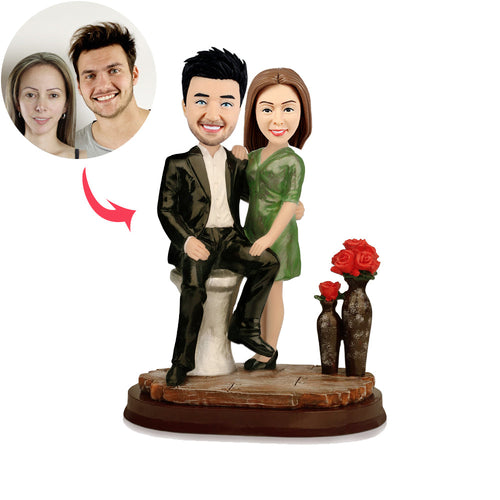Personalised Custom Bobblehead Couple