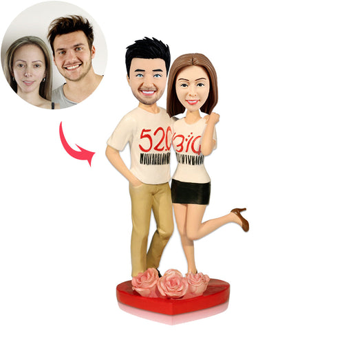 Custom Couple Bobble Head Doll