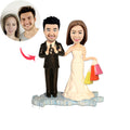 Custom Shopping Couple Bobblehead