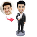 Custom Bridegroom Bobbleheads