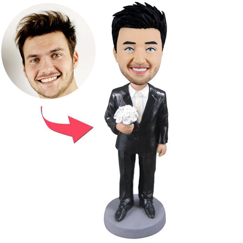 Custom Bridegroom Bobbleheads