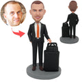 Rugby Game Commentator Custom Bobblehead