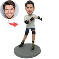 Rugby Game Commentator Custom Bobblehead
