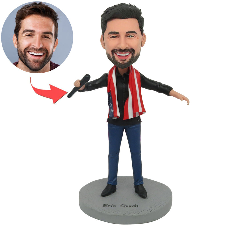 Funny Personalized Figurine with Movable Big Hands