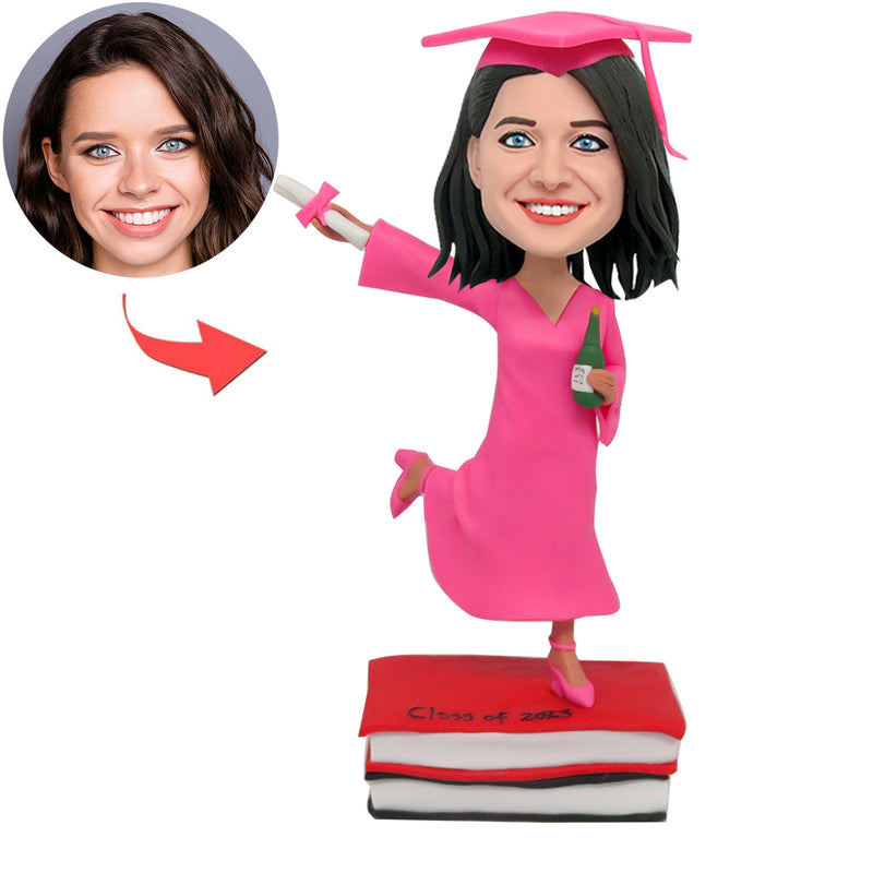 Rugby Game Commentator Custom Bobblehead