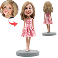 Custom Bobblehead for Women – Work Style with Coffee Mug