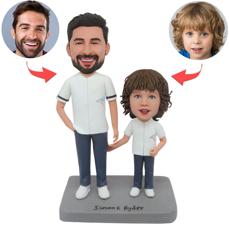 Funny Personalized Figurine with Movable Big Hands