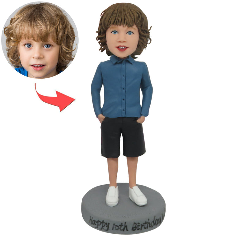 Funny Personalized Figurine with Movable Big Hands