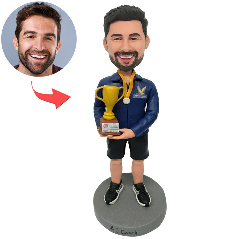 Custom Male Soldier Bobblehead