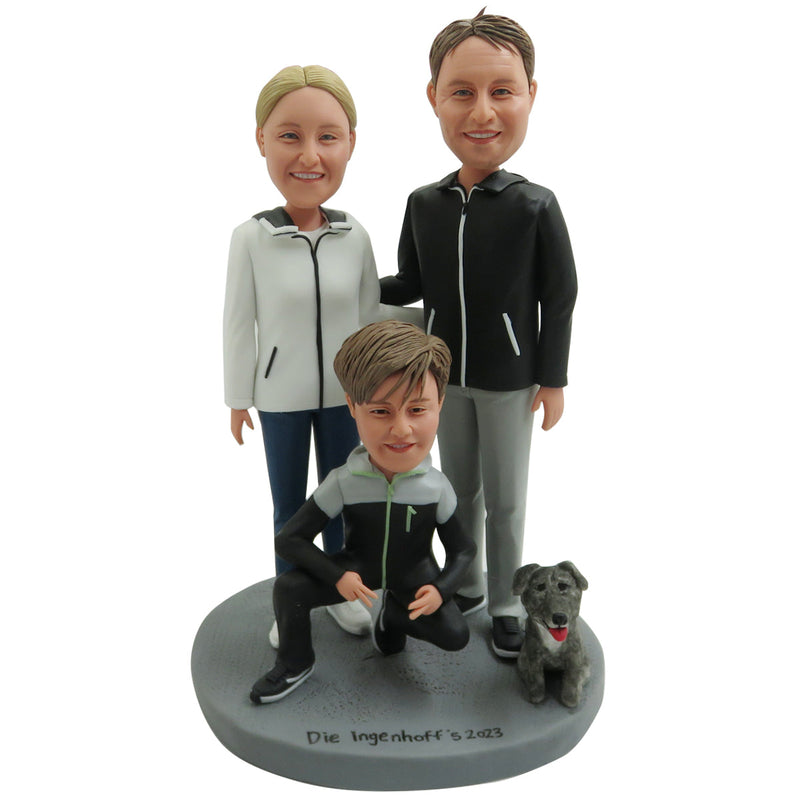 Custom Businessman Bobblehead Who Loves Sports