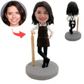 Custom Businessman Bobblehead Who Loves Sports
