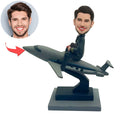 Custom Businessman Bobblehead Who Loves Sports