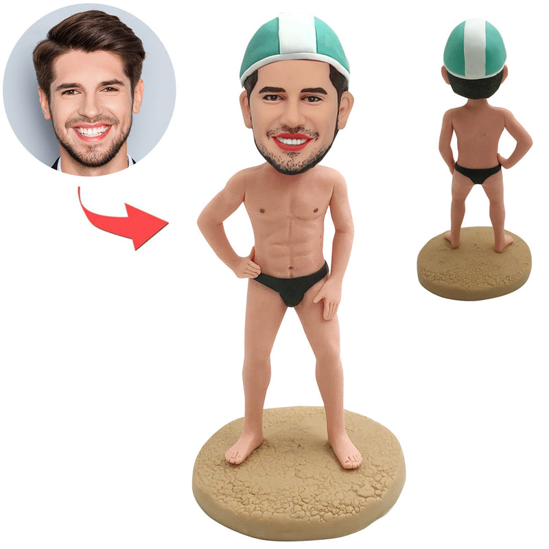 Custom Businessman Bobblehead Who Loves Sports