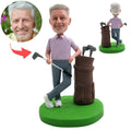 Father’s Day Gift Idea – Custom Bobblehead with Golf Bag