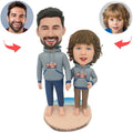 Custom Funny Bobblehead with Santa Hat