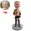Custom Bobblehead with Laptop and Dumbbell