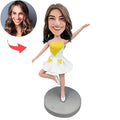 Custom Personalized Female Teacher Bobblehead from Photo