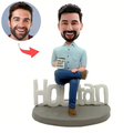 Custom Personalized Female Teacher Bobblehead from Photo