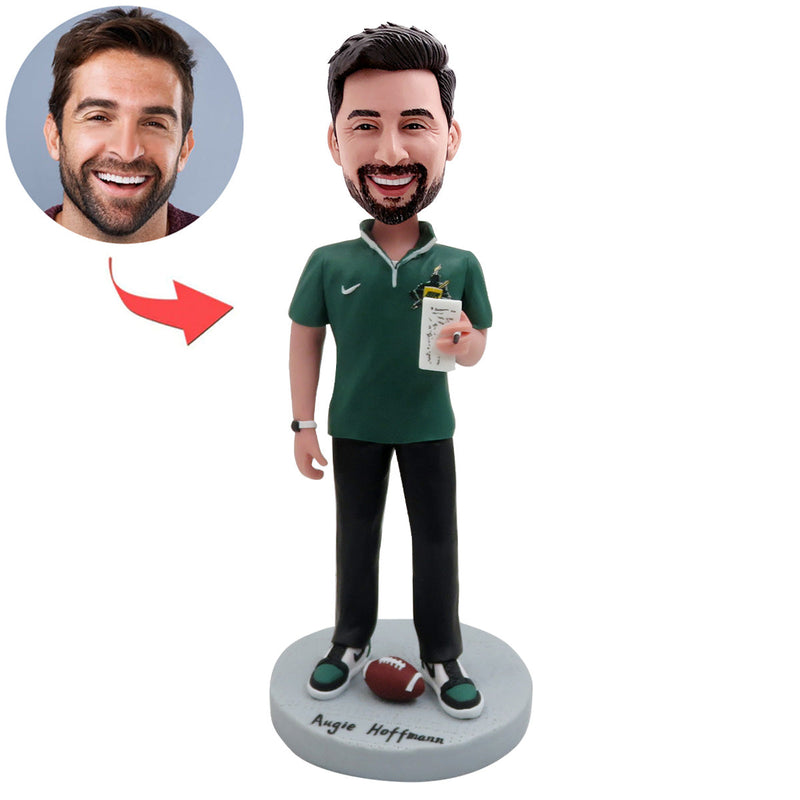 Custom Bobblehead Dentist Card Holder