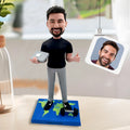 Custom Patriotic Bobblehead with 250th Anniversary Hat