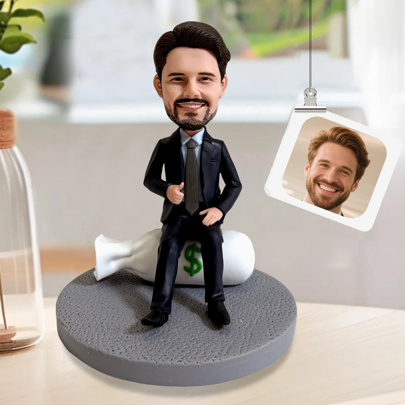 Custom Bobblehead with Kilt and Tartan Design