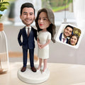 Personalized USA 250th Anniversary Mini Bobblehead Keychain