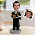 Custom Bobblehead with Kilt and Tartan Design