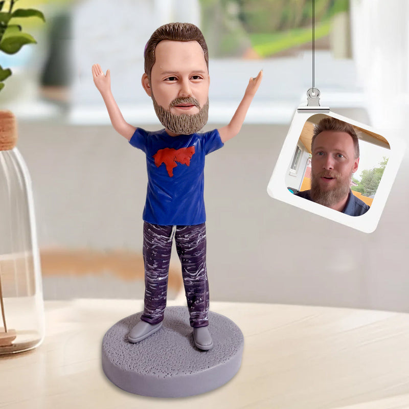 Custom Couple Bobbleheads – Funny Police and Prisoner