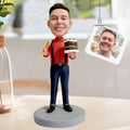 Custom Couple Bobbleheads – Funny Police and Prisoner