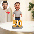 Fully Custom Half-Body Bobblehead from Photo